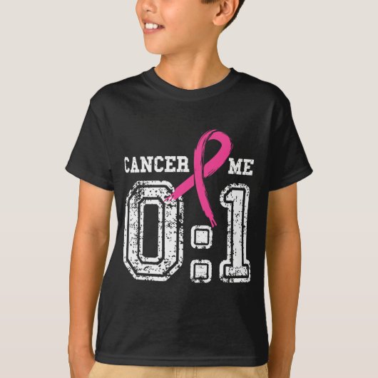 Cancer 0 Me 1シャツ乳がん認識度Surviv Tシャツ (正面)