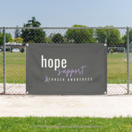 cancer awareness. hope support Banner Outdoor Sign 横断幕