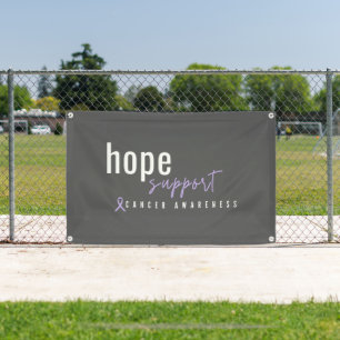 cancer awareness. hope support Banner Outdoor Sign 横断幕