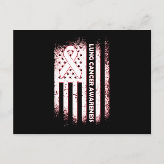 Cancer Awareness Survivor Lung Cancer Awareness Fi ポストカード (正面)