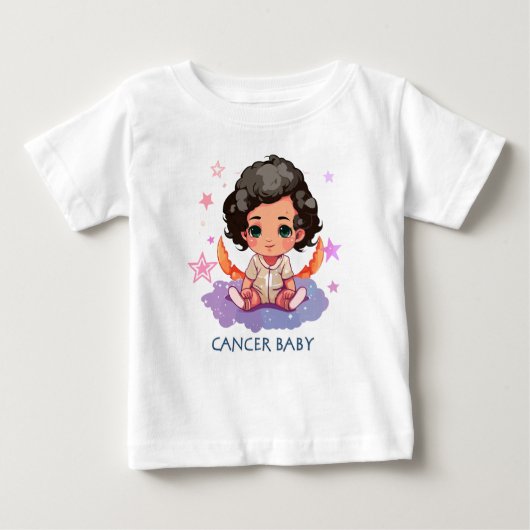 Cancer Baby 3 ベビーTシャツ (正面)
