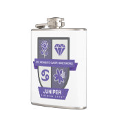 Cancer Birthday Crest™ for June 22-30 フラスク (左)