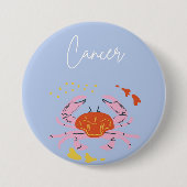 Cancer button badge  缶バッジ (正面)