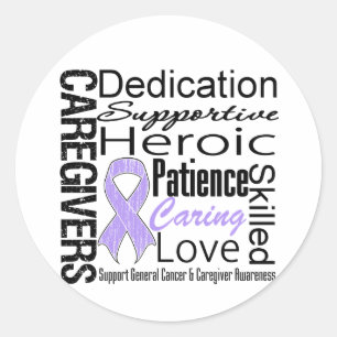 Cancer Caregivers Collage概要 ラウンドシール