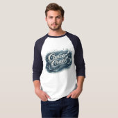 Cancer Chaos | Moody Moon Zodiac Astrology Tシャツ (正面フル)