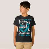Cancer Cked Wrong Woman Cervical Cancer Awareness  Tシャツ (正面フル)