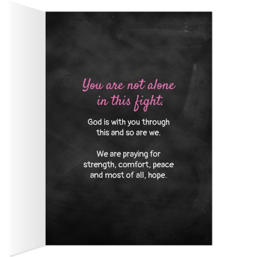 Cancer Diagnosis, We Do Not Lose Hope (内側 (右))