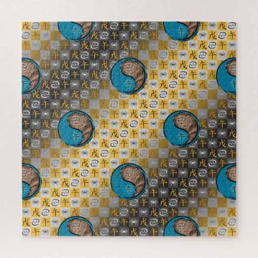 Cancer & Earth Horse ジグソーパズル (縦)