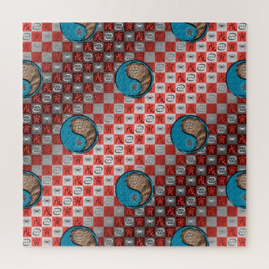 Cancer & Earth Tiger ジグソーパズル (縦)