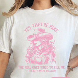 Cancer Fighter T-shirt, Breast Cancer Survivor  トライブレンドＴシャツ