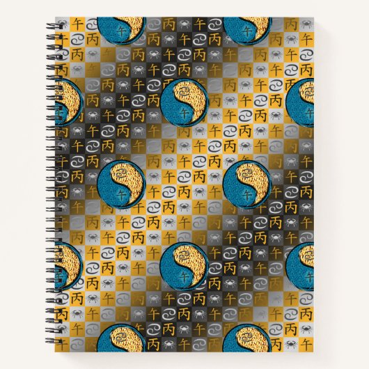 Cancer & Fire Horse ノートブック (正面)