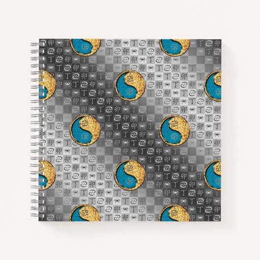 Cancer & Fire Rabbit ノートブック (正面)