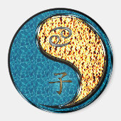 Cancer & Fire Rat マグネット (正面)