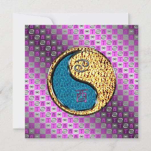 Cancer & Fire Rooster カード (正面)