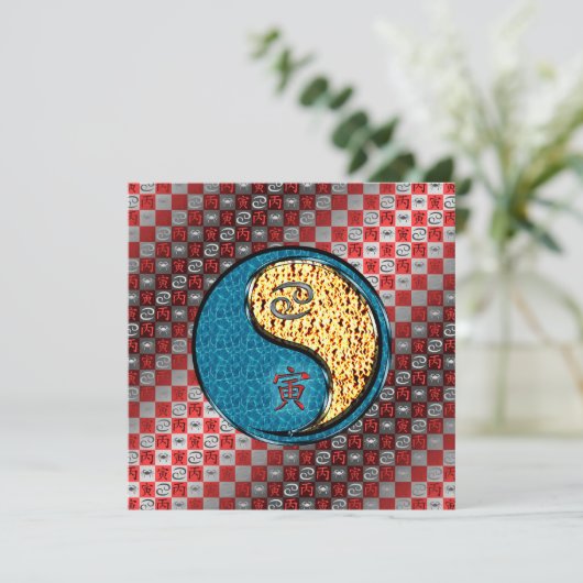 Cancer & Fire Tiger カード (スタンド正面)