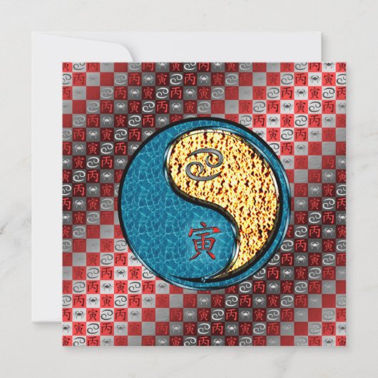 Cancer & Fire Tiger カード (正面)