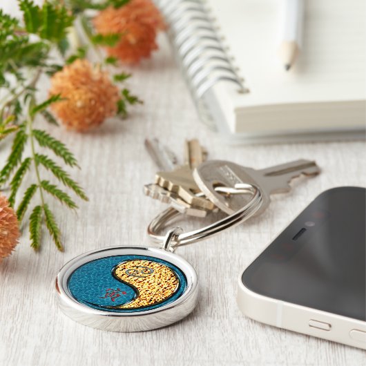 Cancer & Fire Tiger キーホルダー (側面)