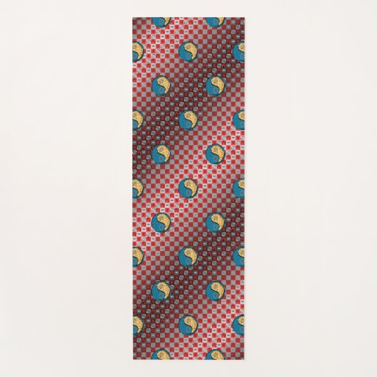 Cancer & Fire Tiger ヨガマット (正面)