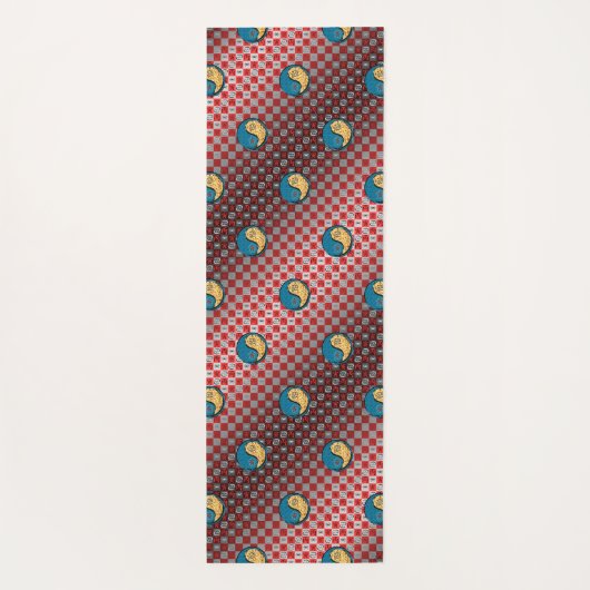 Cancer & Fire Tiger ヨガマット (裏面)