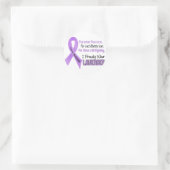 Cancer For Every.....I誇らしげに衣服ラベンダー1 ラウンドシール (バッグ)