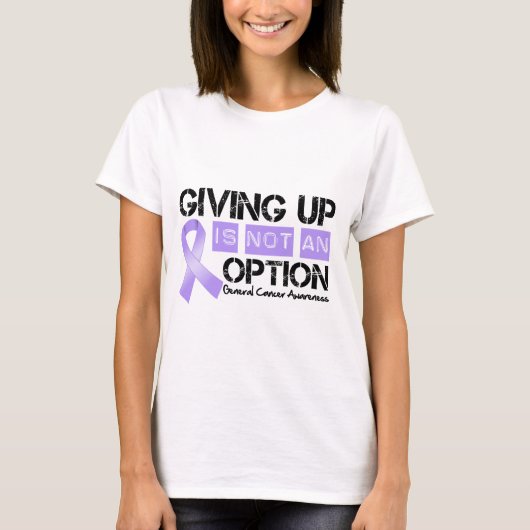 Cancer Giving Is概要ない選択 Tシャツ (正面)