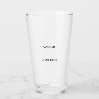 Cancer glass タンブラーグラス
