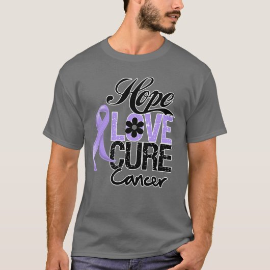 Cancer Hope Love Cure概要 Tシャツ (正面)