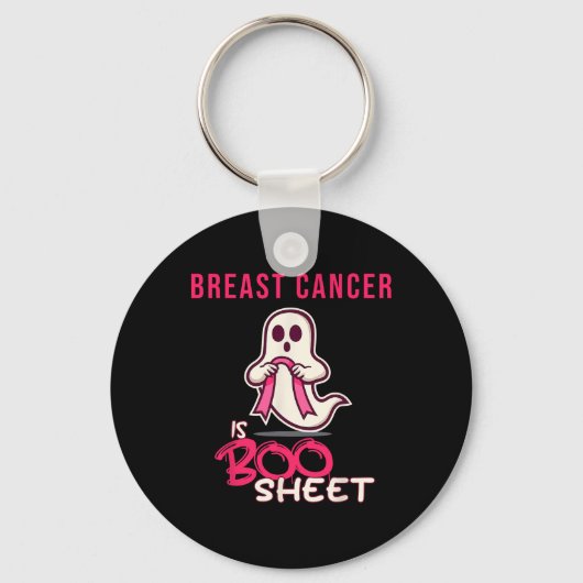 Cancer Is Boo Sheet認識度月 キーホルダー (正面)