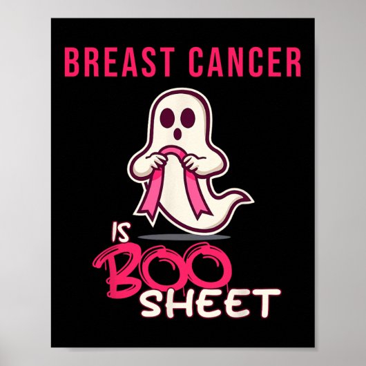 Cancer Is Boo Sheet認識度月 ポスター (正面)