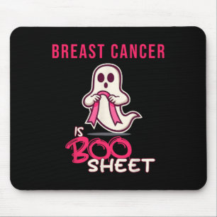 Cancer Is Boo Sheet認識度月 マウスパッド