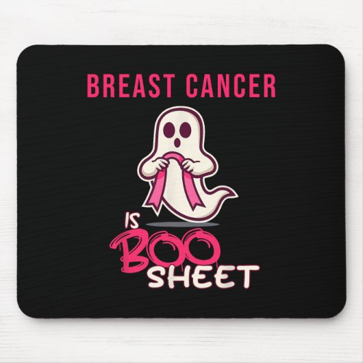 Cancer Is Boo Sheet認識度月 マウスパッド (正面)