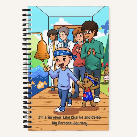 Cancer Journal Cancer Black Diary ノートブック (正面)