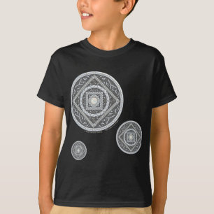 Cancer Mandala KidとベビーDark Shirt Tシャツ