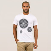 Cancer Mandala Men's Light Shirt Tシャツ (正面フル)