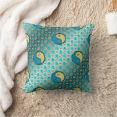 Cancer & Metal Dog Throw Pillow クッション (ブランケット)