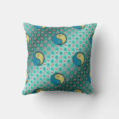 Cancer & Metal Dog Throw Pillow クッション (裏面)