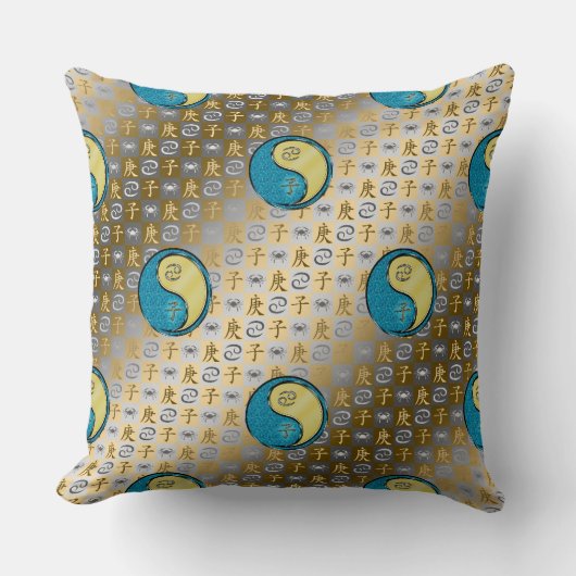 Cancer & Metal Rat クッション (正面)