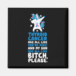 Cancer My Son Please引用文ユニコーン マグネット