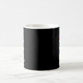 Cancer My Wife Support引用文おもしろい コーヒーマグカップ (中央)