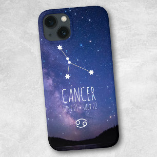 Cancer Personalized Zodiac Constellation iPhone 13ケース
