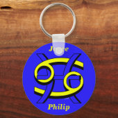 Cancer & Pisces BY キーホルダー (正面)