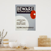 Cancer Quack 1938 WPAに注意 ポスター (キッチン)