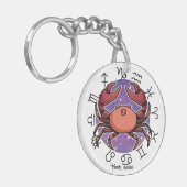 Cancer & Scorpio Acrylic Keychain キーホルダー (正面左)