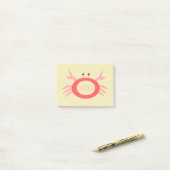 Cancer Star Sign Crab Post it notes Pad ポストイット (デスク上)