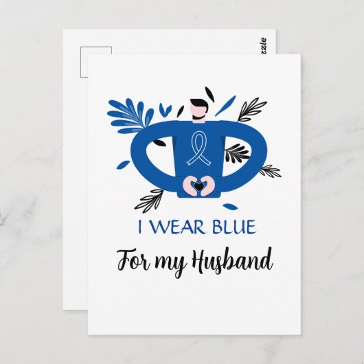 Cancer Support Custom ポストカード (正面/裏面)