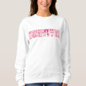 Cancer survivor, breast cancer support sweater スウェットシャツ (正面)