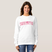Cancer survivor, breast cancer support sweater スウェットシャツ (正面フル)