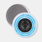 Cancer Symbol – Minimal Astrology Emblem マグネット (正面/裏面)