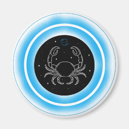 Cancer Symbol – Minimal Astrology Emblem マグネット