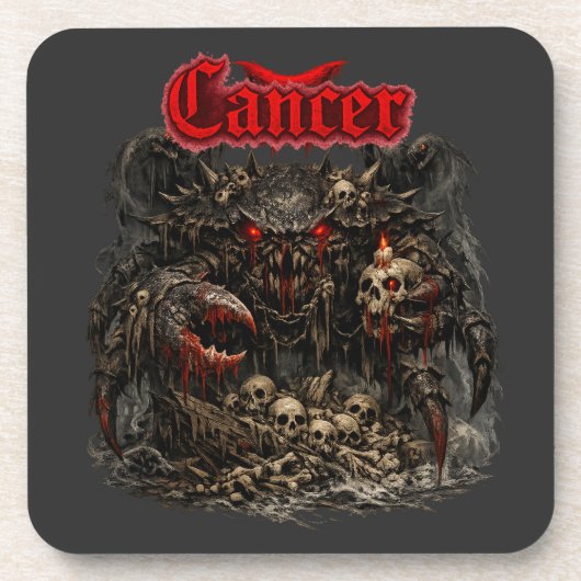 Cancer - The Bone Sentinel of Crimson Shadows コースター (正面)